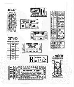 Ticket Booth Stamp Set