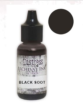 Black Soot Distress Archival Inker