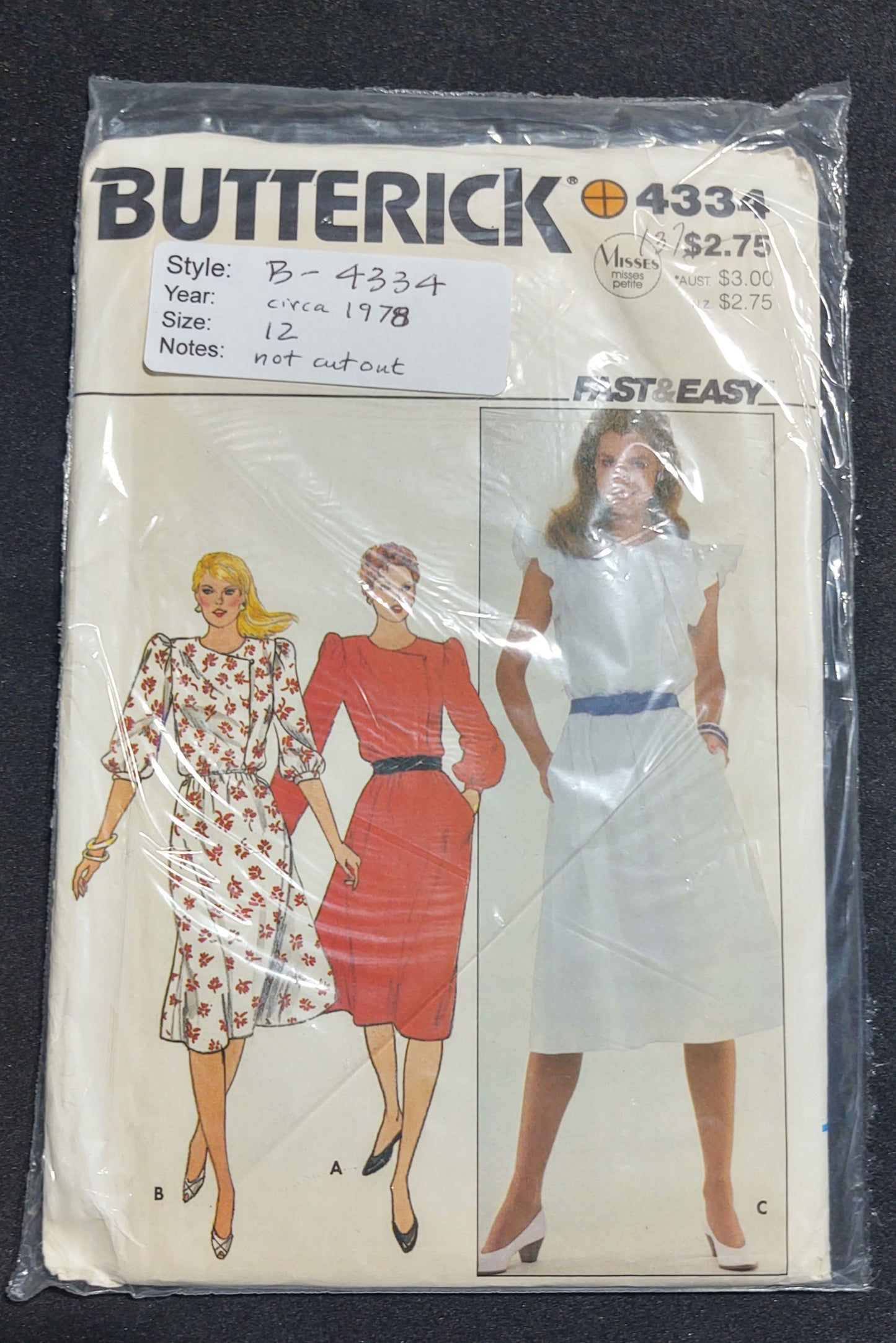 Butterick Pattern 4334