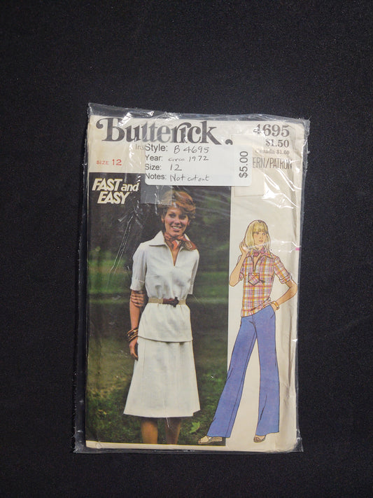 Butterick Pattern 4695