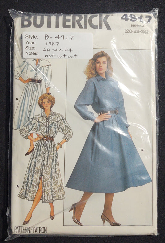 Butterick Pattern 4917