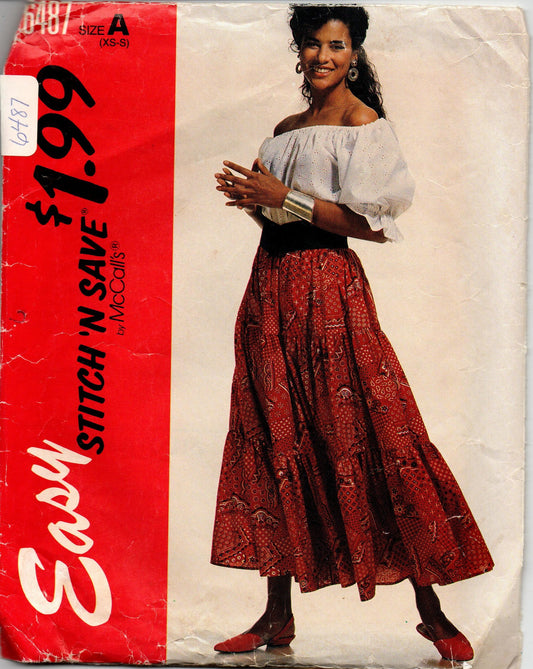 Butterick Pattern 6487