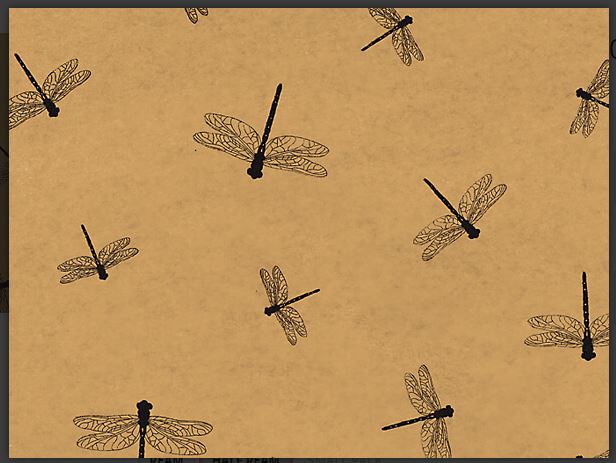 Dragonflies Kraft Tissue Paper
