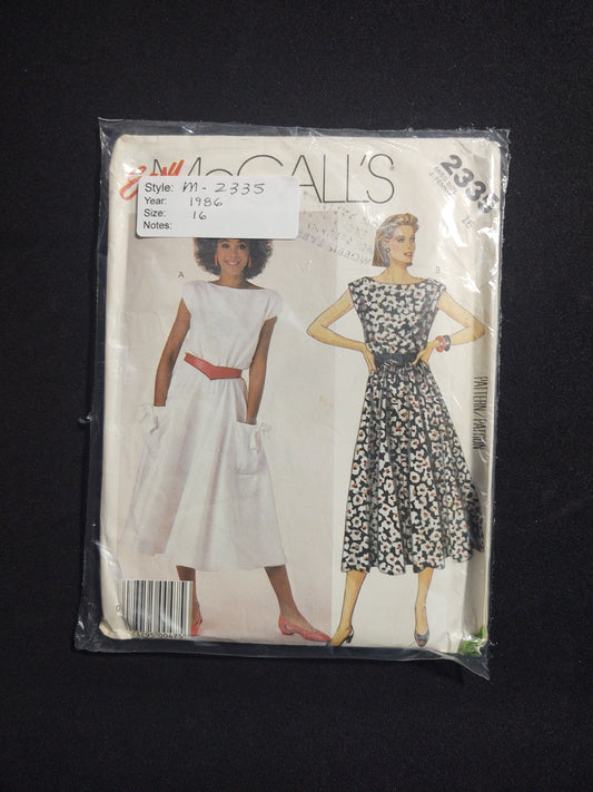 McCall's Pattern 2335