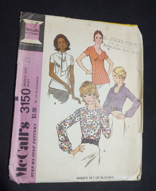 McCall's Pattern 3150