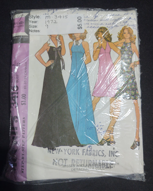 McCall's Pattern 3415