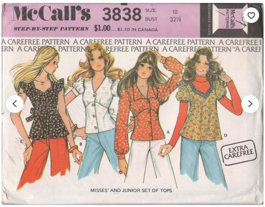 McCall's Pattern 3838