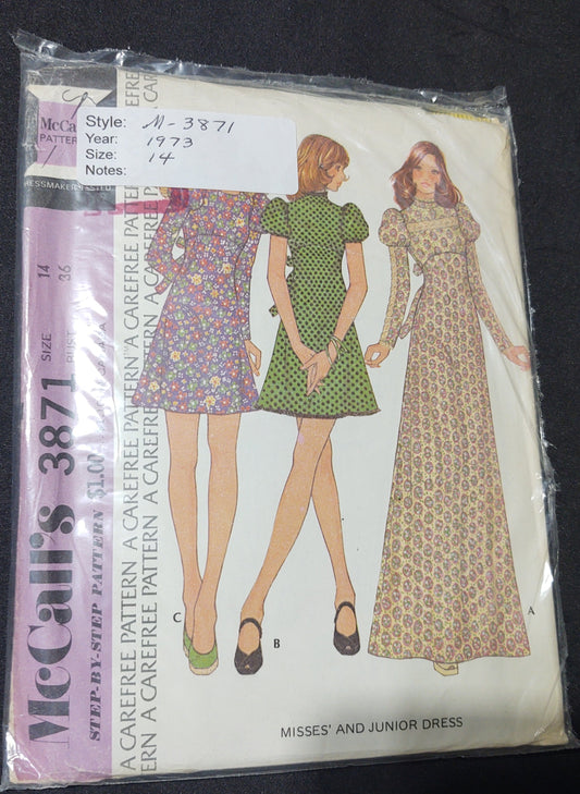 McCall's Pattern 3871