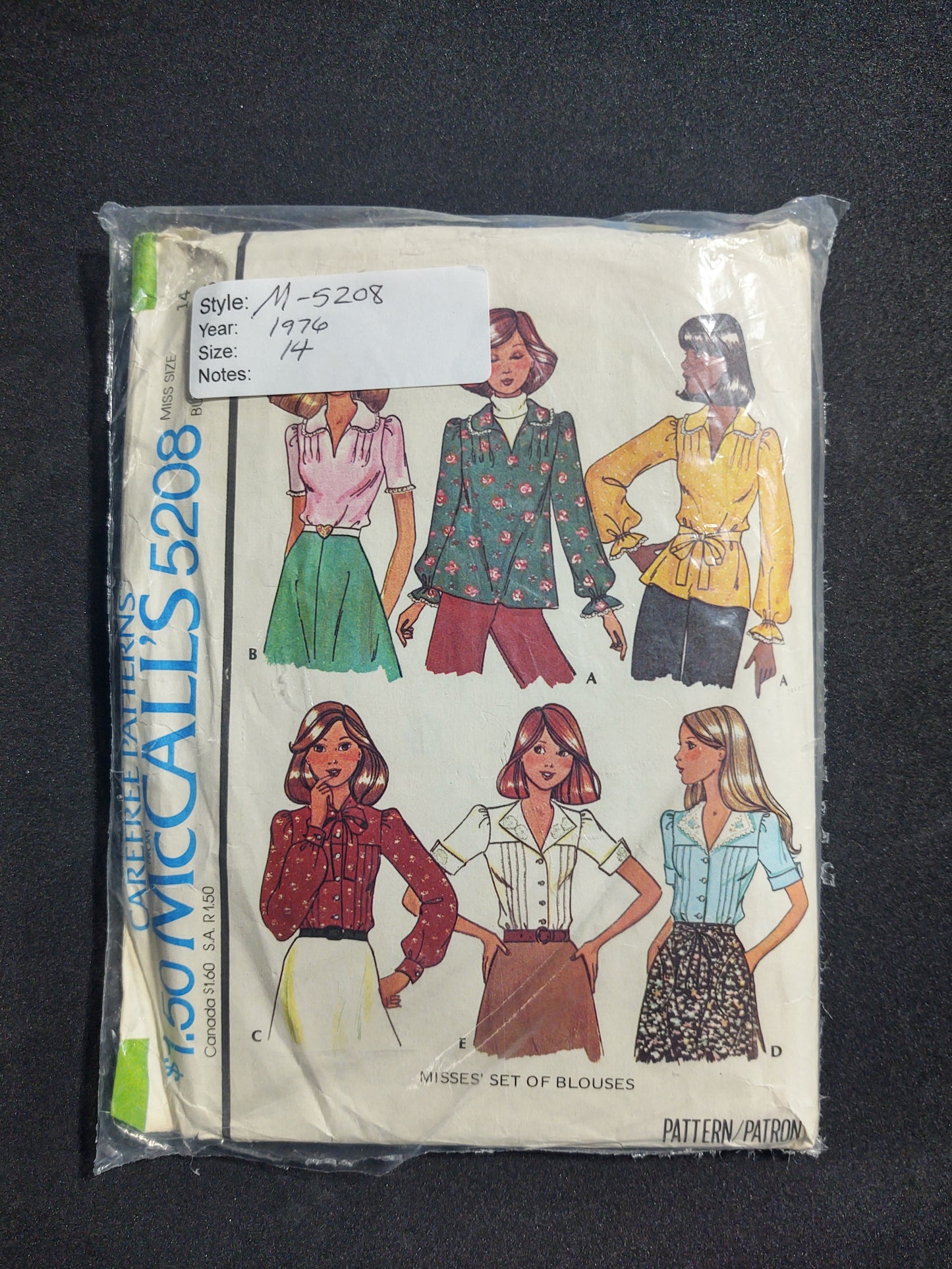 McCall's Pattern 5208