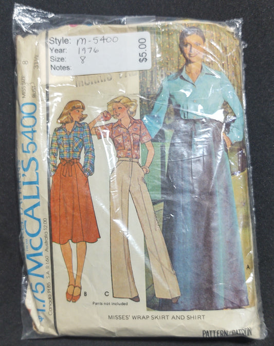 McCall's Pattern 5400