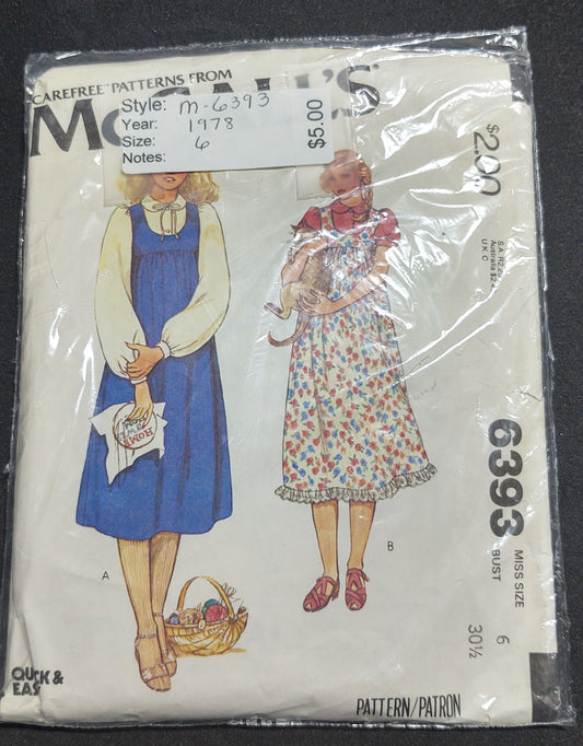 McCall's Pattern 6393