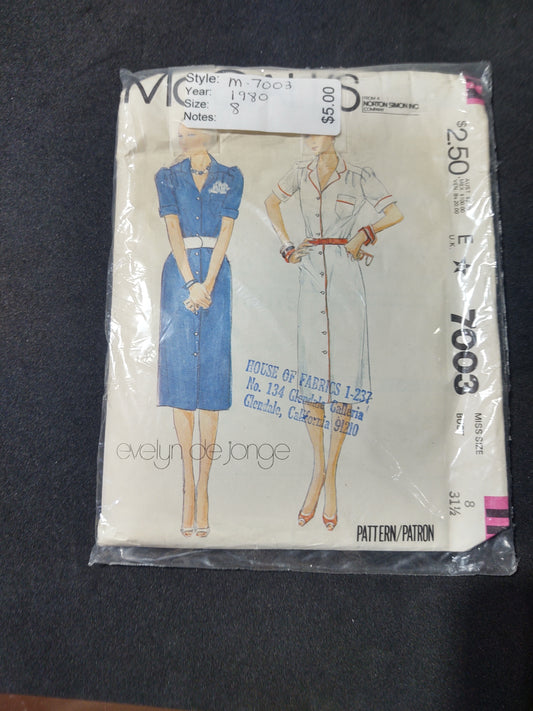 McCall's Pattern 7003