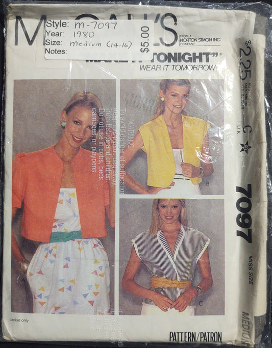 McCall's Pattern 7097