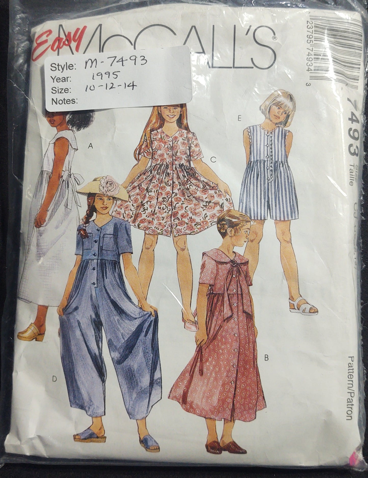 McCall's Pattern 7493