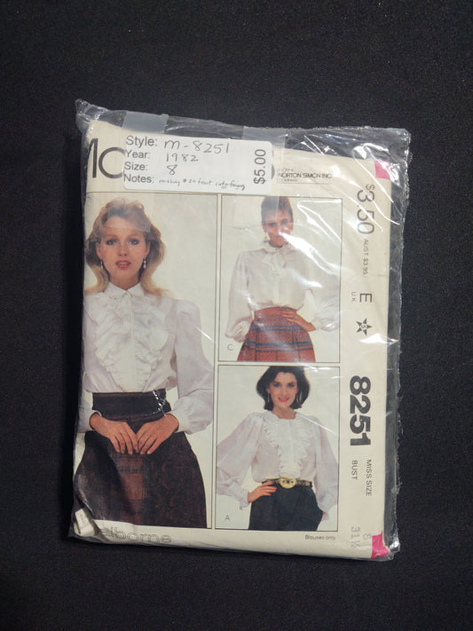 McCall's Pattern 8251