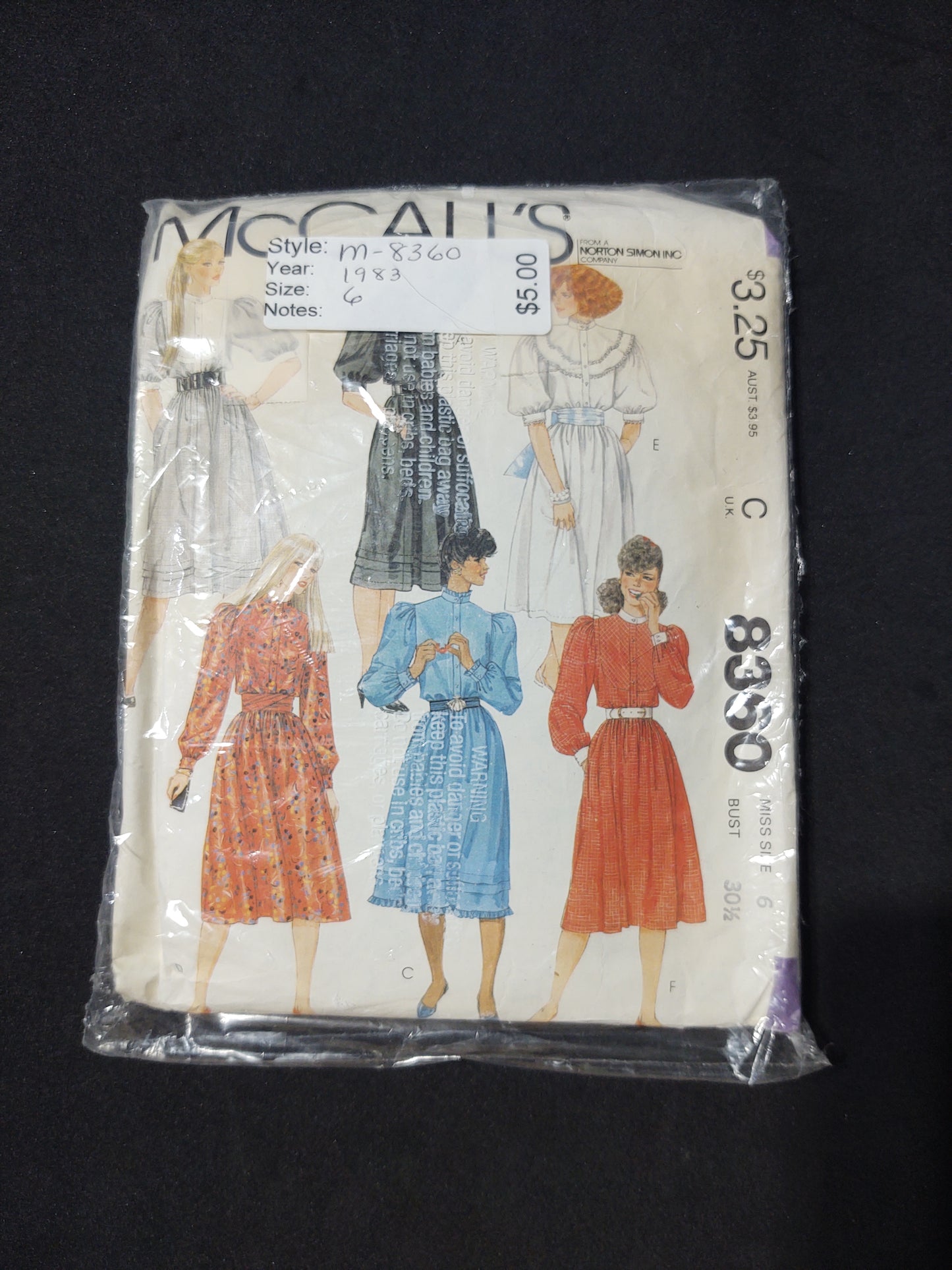 McCall's Pattern 8360