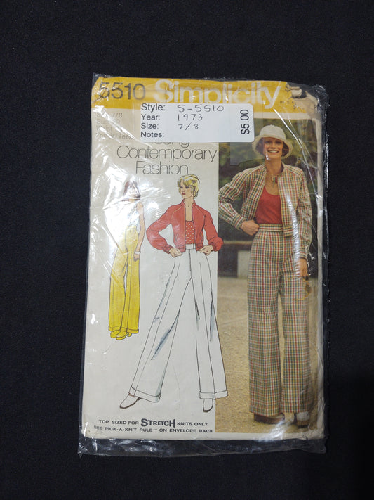 Simplicity Pattern 5510