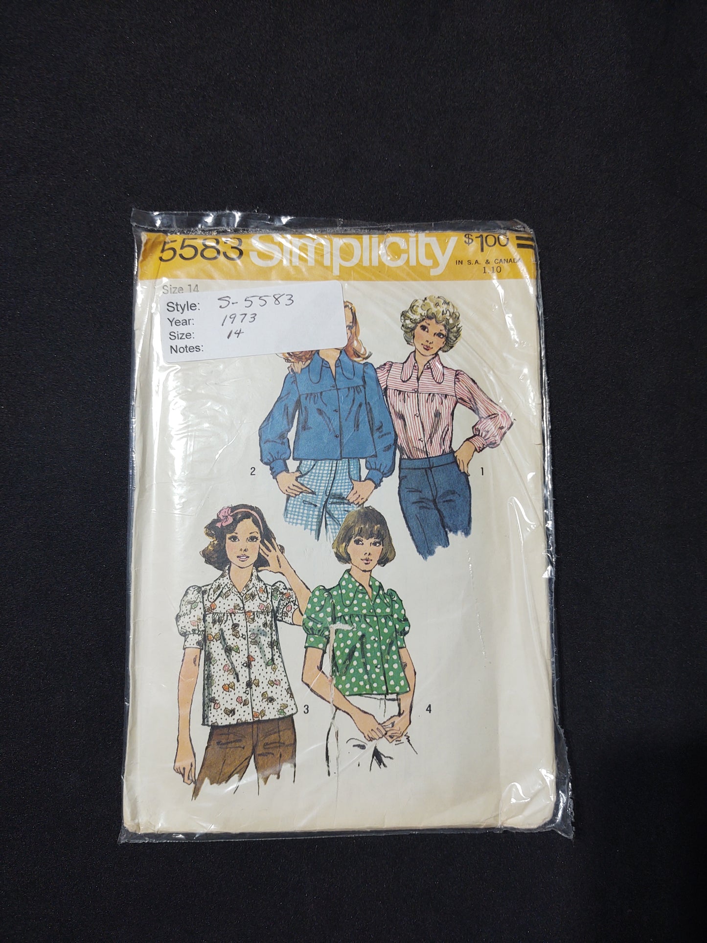 Simplicity Pattern 5583