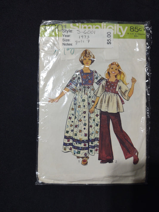 Simplicity Pattern 6001