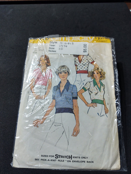 Simplicity Pattern 6413