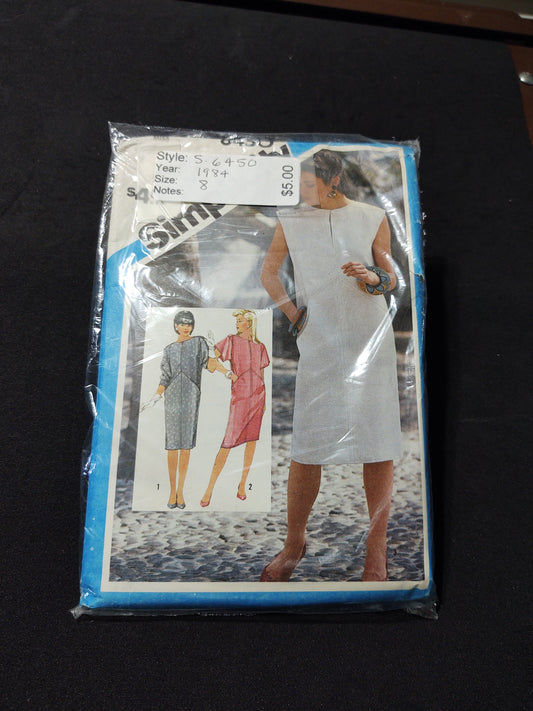 Simplicity Pattern 6450