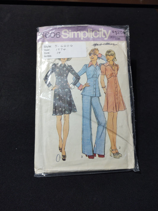 Simplicity Pattern 6606