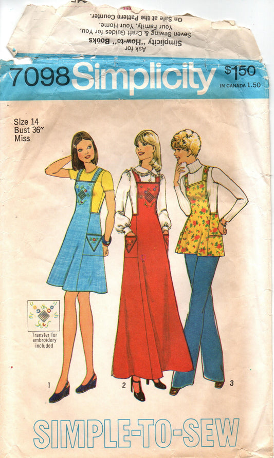 Simplicity Pattern 7098