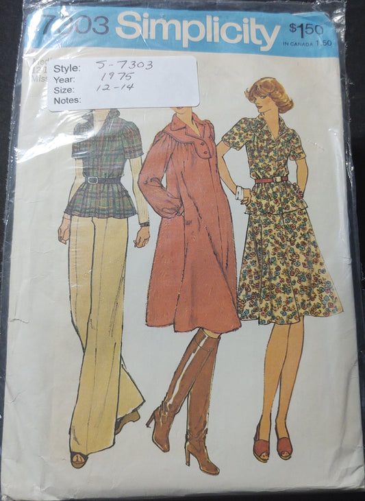 Simplicity Pattern 7303