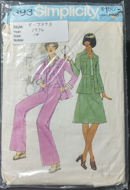 Simplicity Pattern 7393