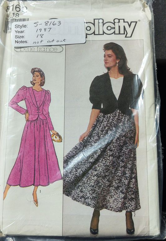 Simplicity Pattern 8063