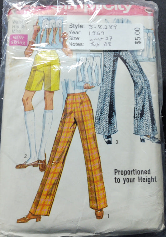 Simplicity Pattern 8289