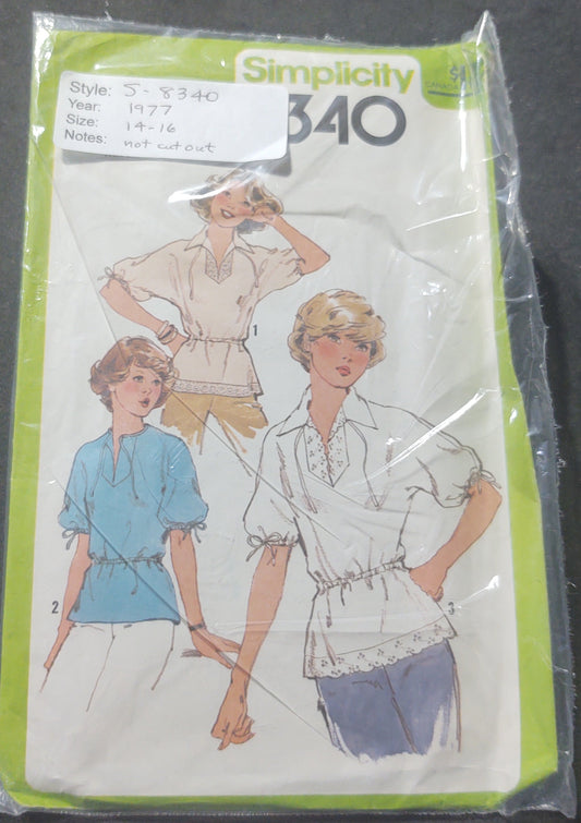 Simplicity Pattern 8340