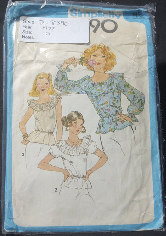 Simplicity Pattern 8390