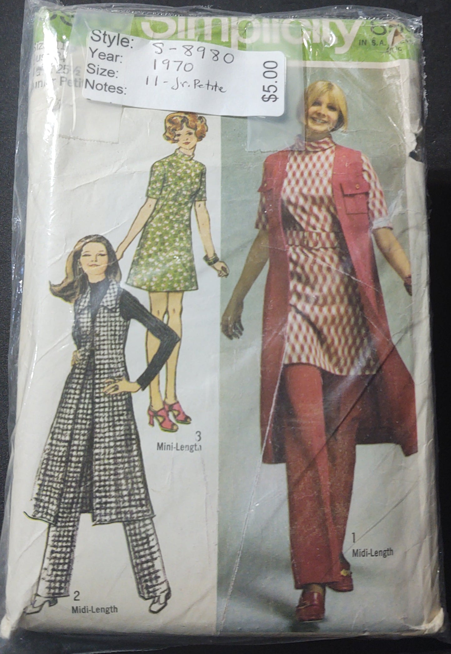 Simplicity Pattern 8980-1970