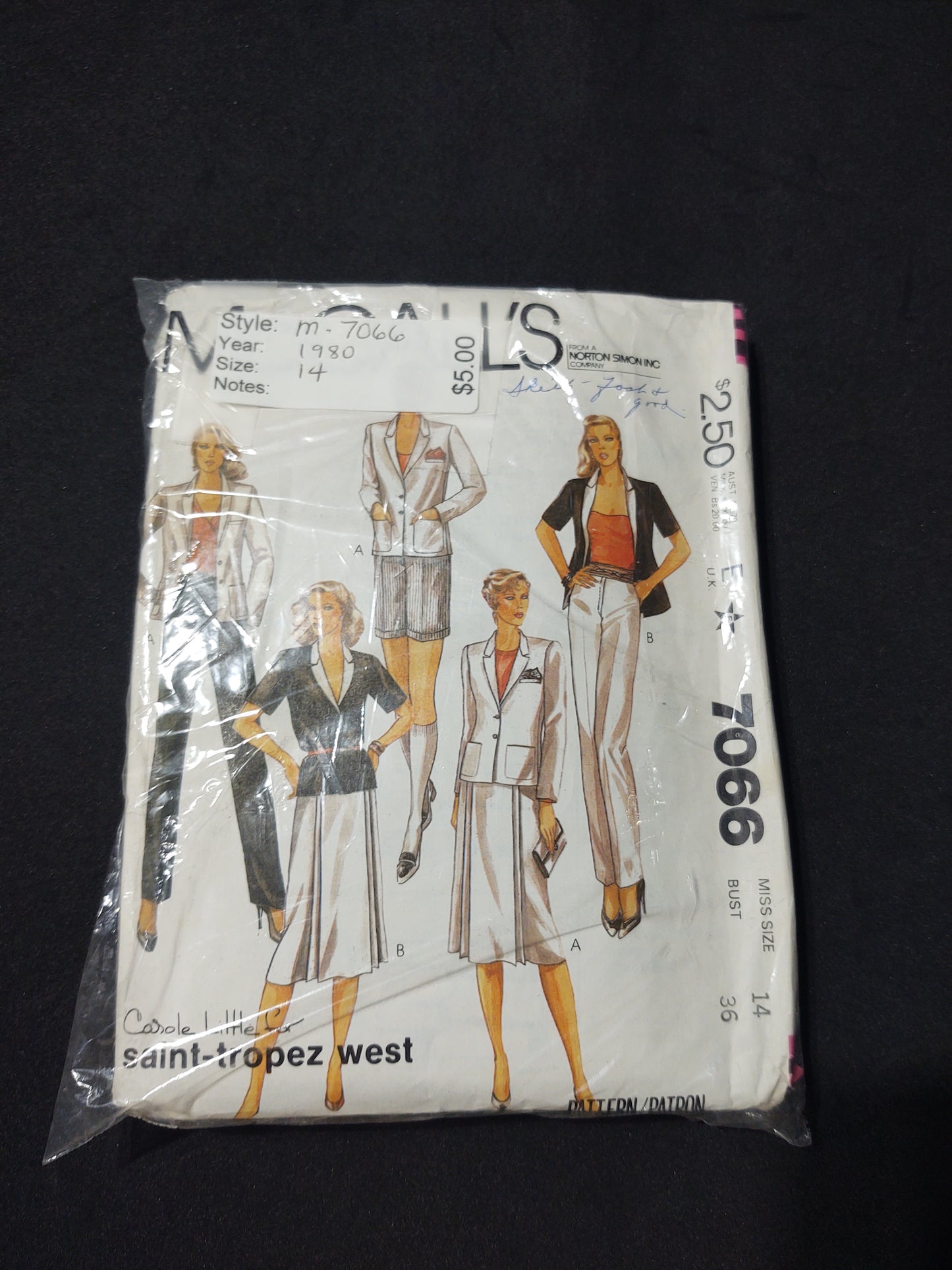 McCall's Pattern 7066